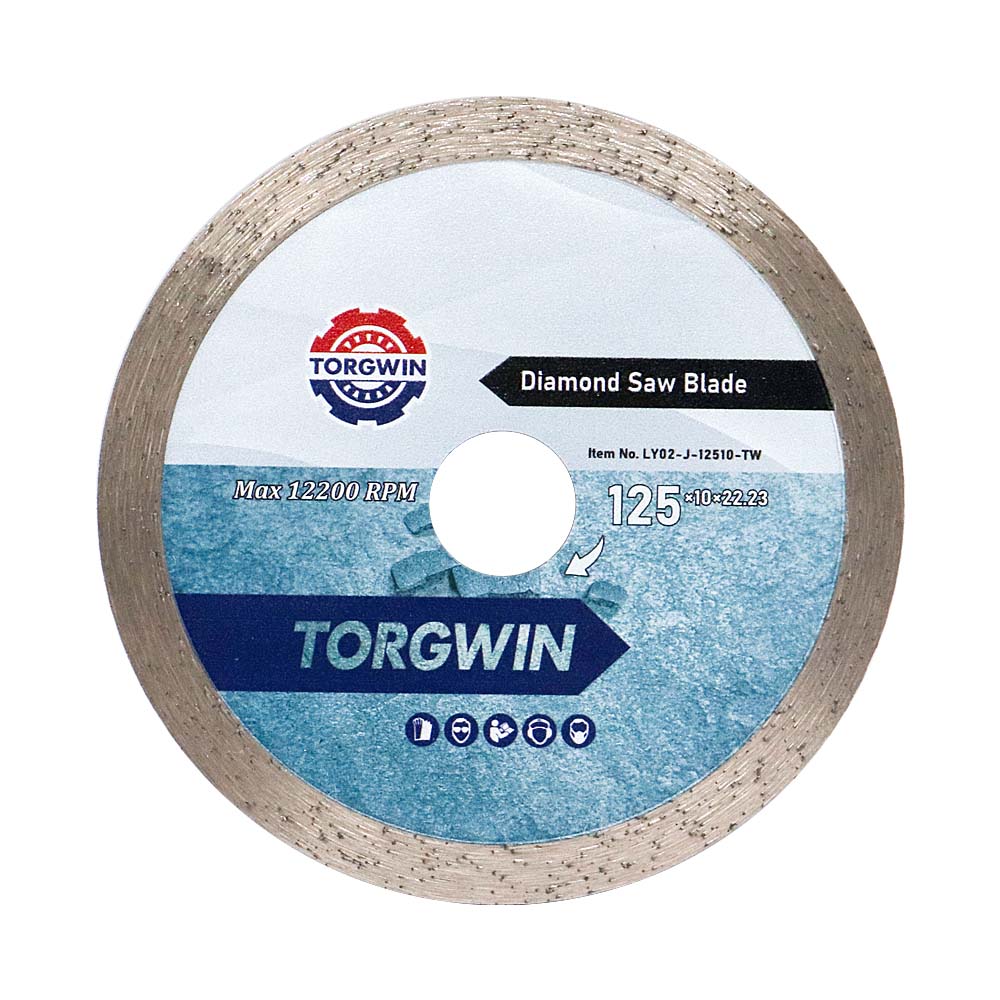 Blade de scie à diamant de bord continu de 125 mm pour carreaux