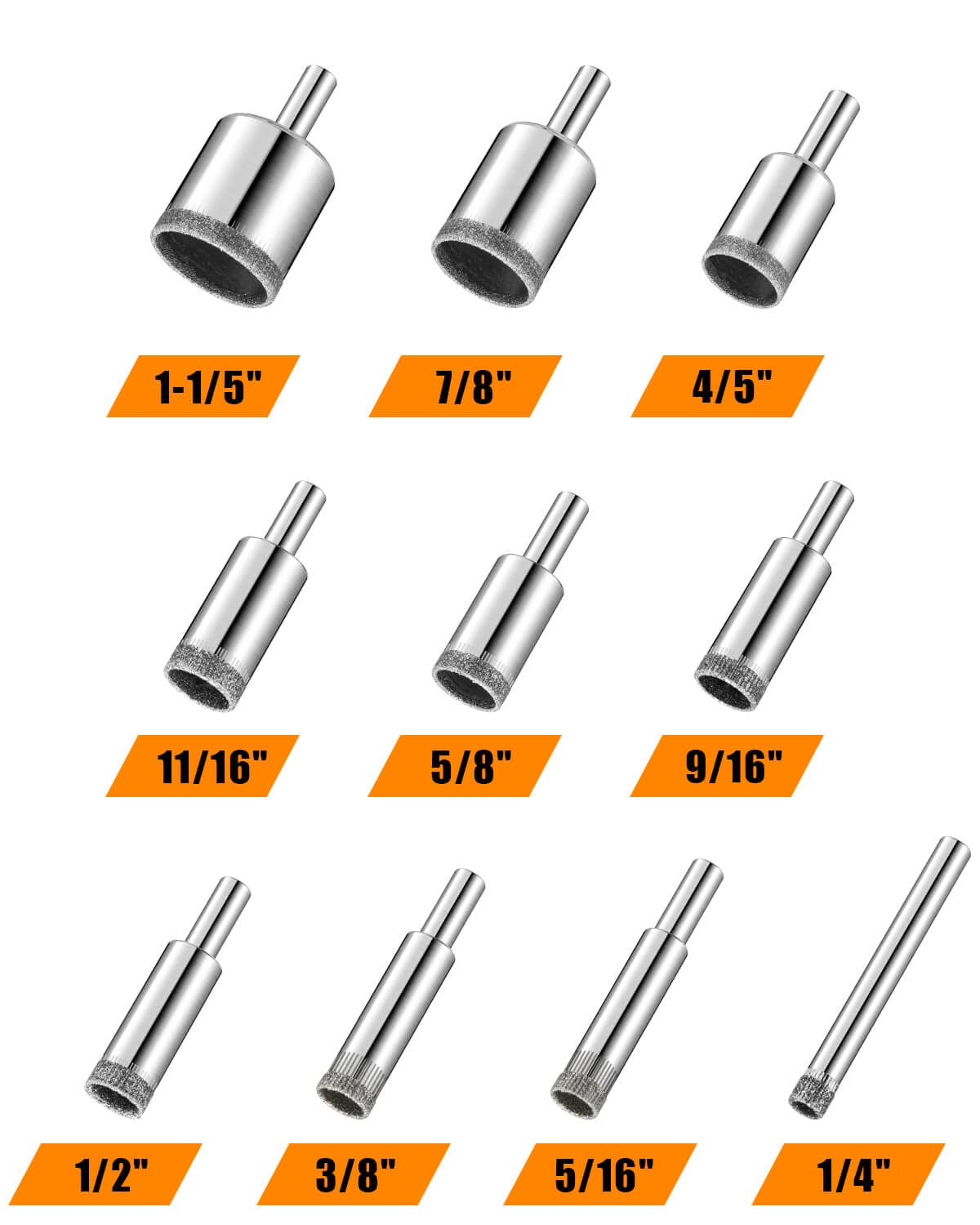 Drill de noyau en diamant brasé - précision, efficacité et facilité d'utilisation