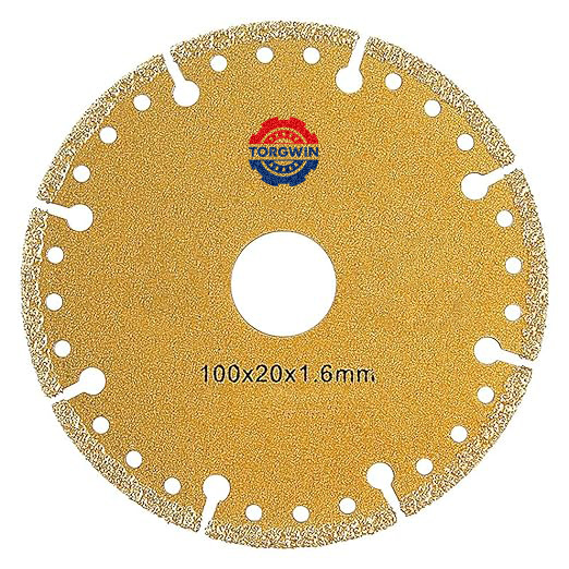 Disque indestructible de la lame de scie à diamant brasée