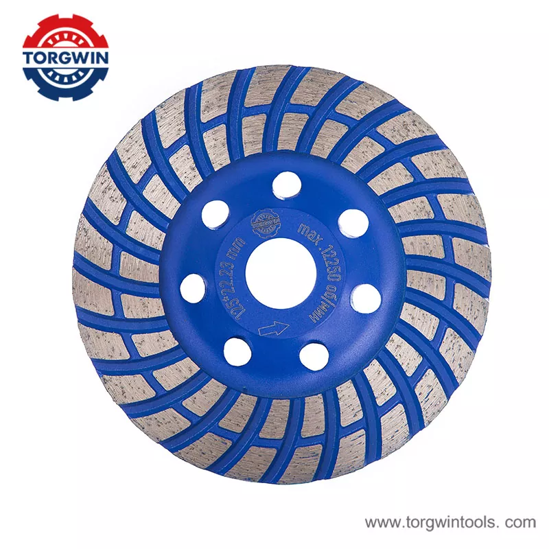 Meule de soudage à haute fréquence avec dents Turbo à double rangée 125mm