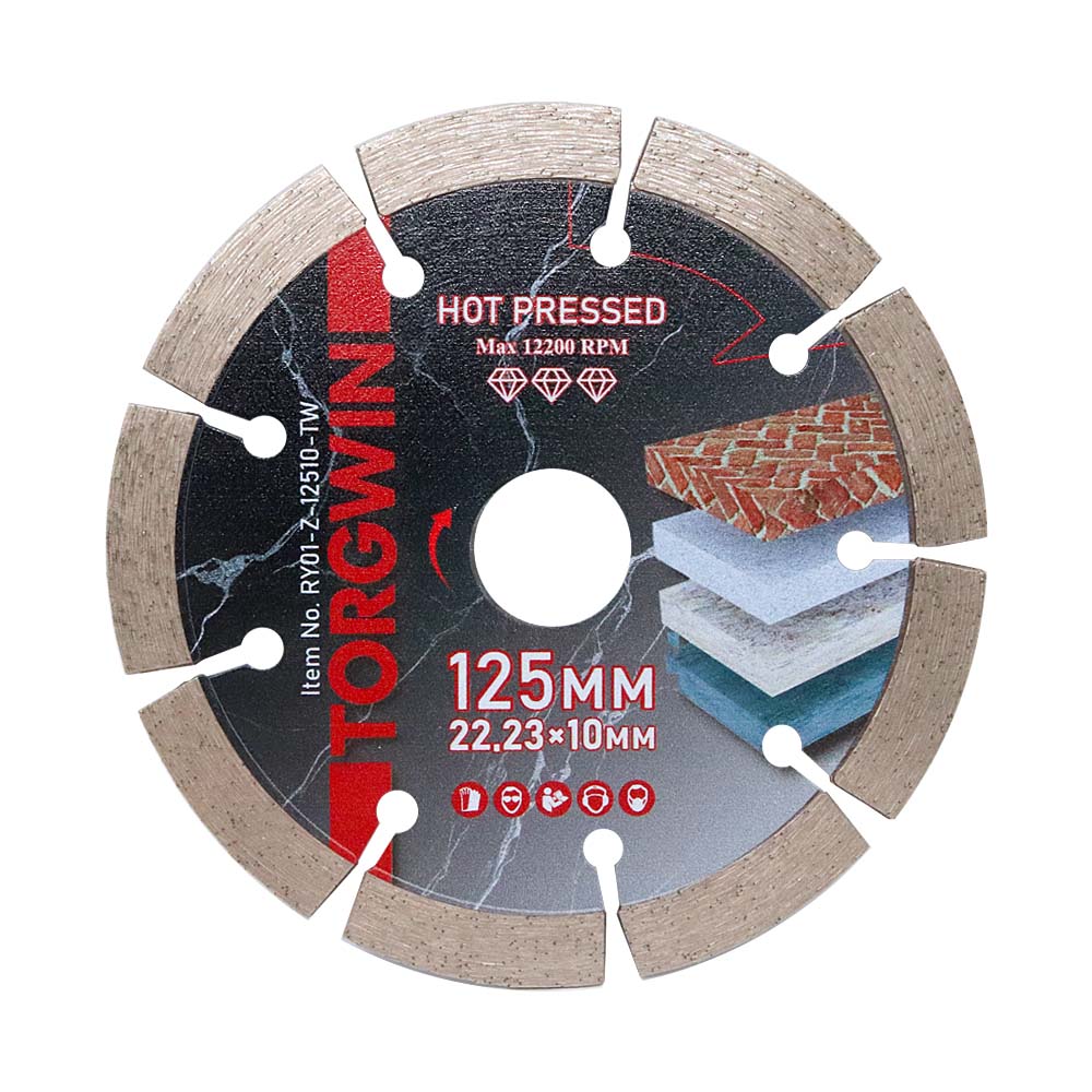 Lame de scie à diamant segmentée à chaud pour couper le béton