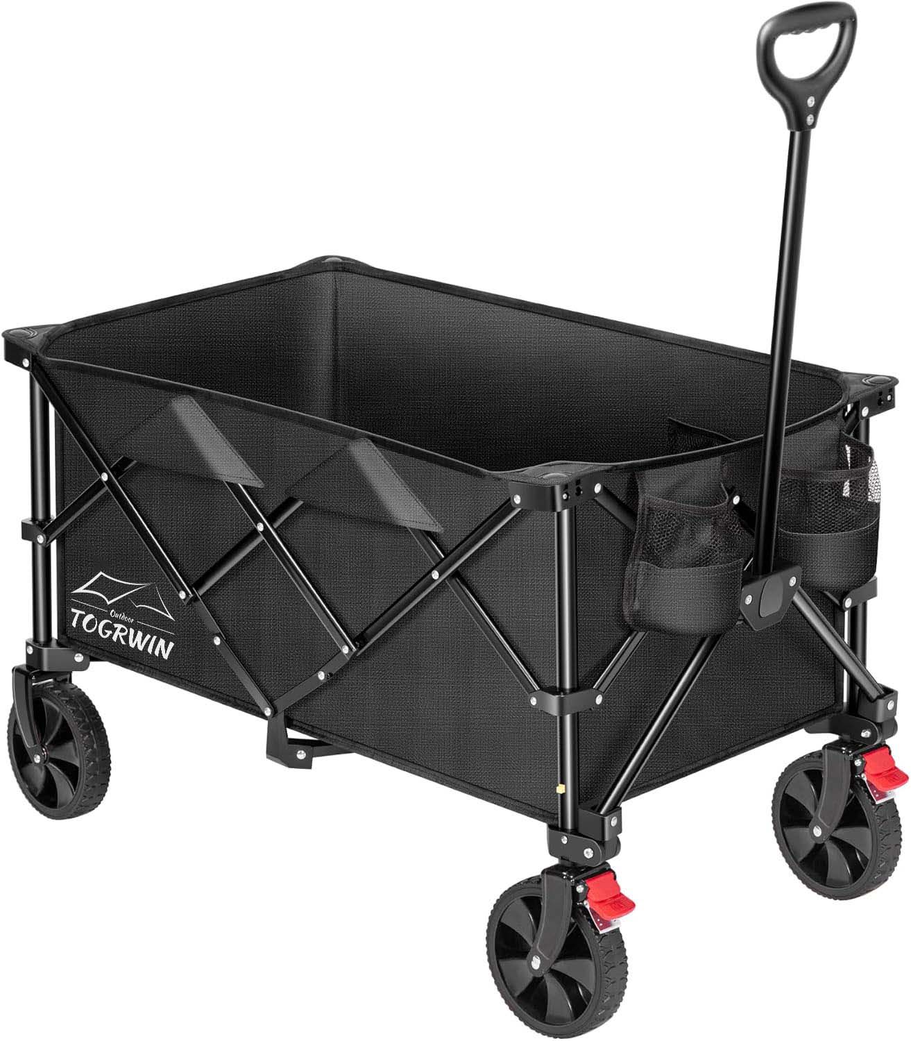 Torgwin 200L Collable pliable Wagon 300lbs de jardin pliant lourd