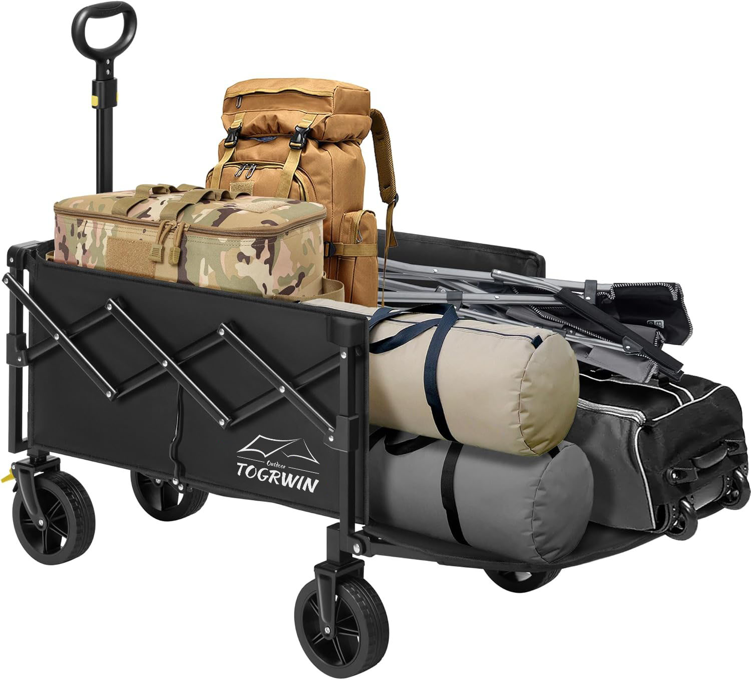 Wagon pliable avec hayon, 320 lb de charge